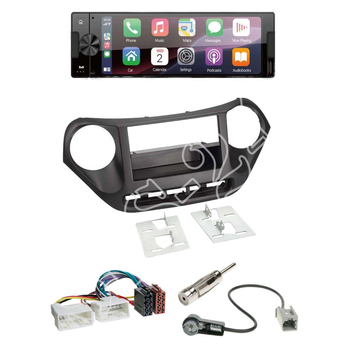 Ampire CPR60 Radio DAB+ with installation kit for Hyundai i10 (IA) 2013 onwards