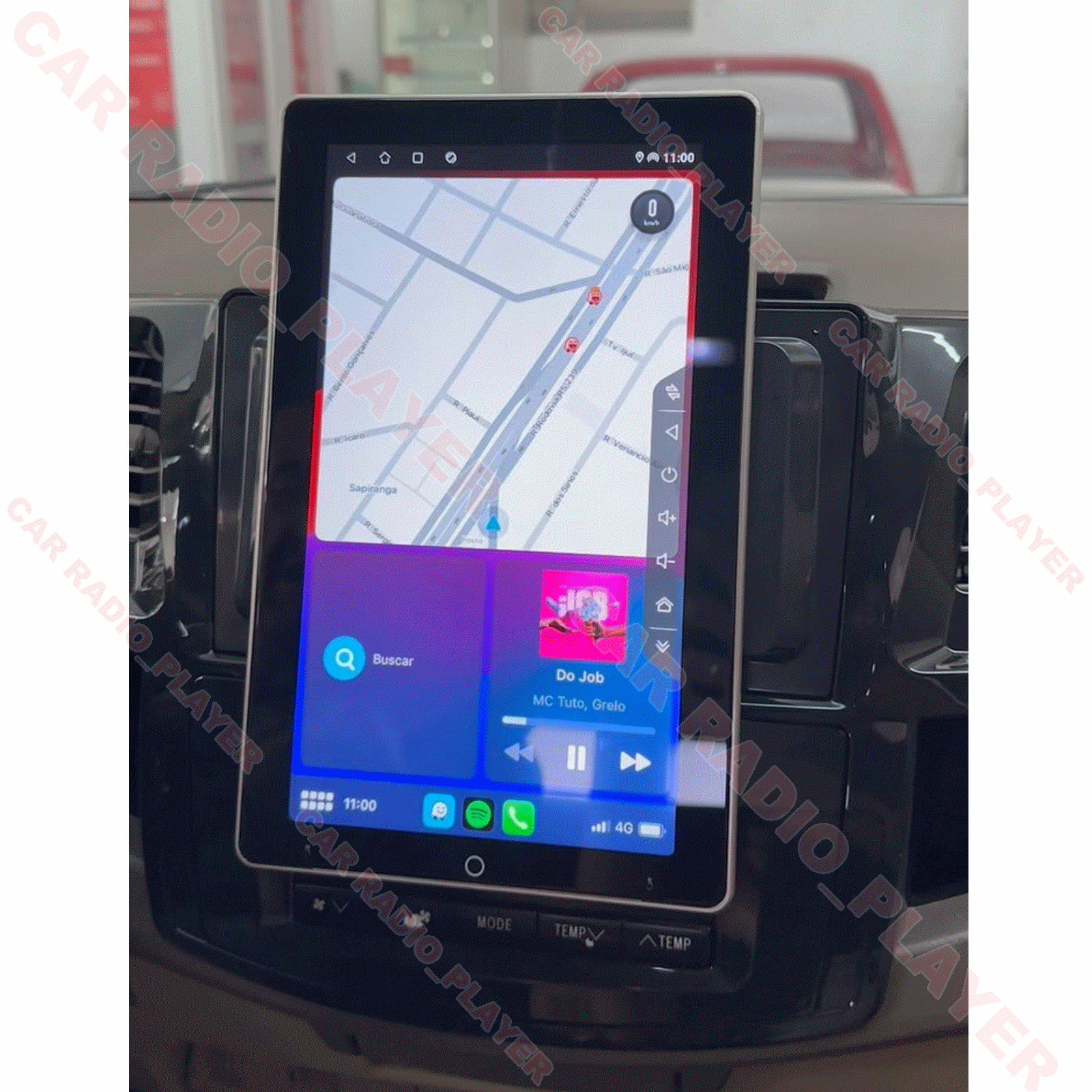 10”Rotatable Car Stereo Radio 2Din Android 13 Carplay GPS Navi Head Unit BT 32G