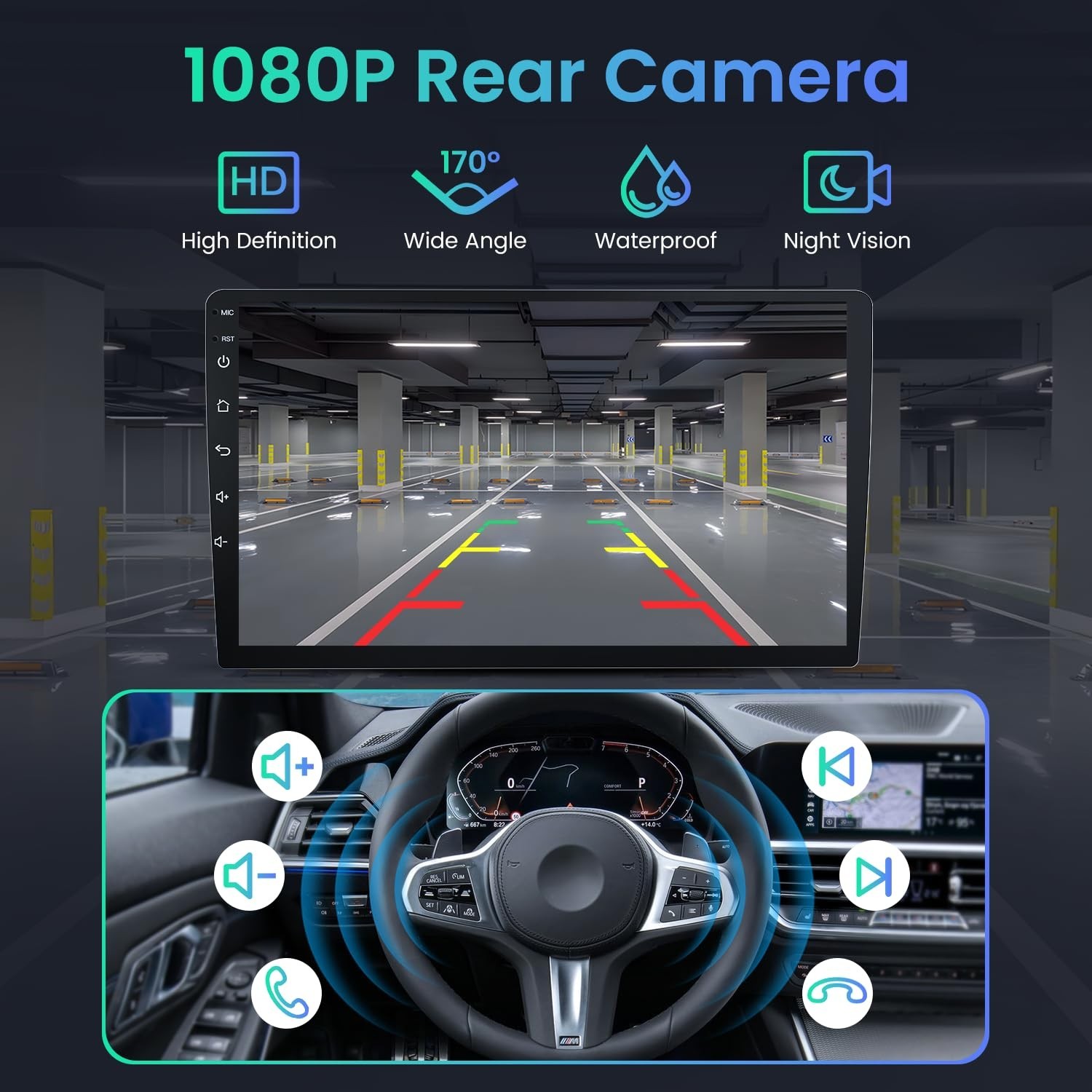 For 2007-2012 Nissan Teana CarPlay Android 13 Car Radio Stereo Cam 4+64G 9in