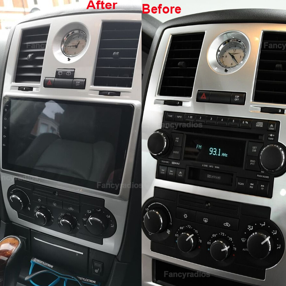 Android 12.0 2+32G Carplay Car Stereo Radio GPS WIFI For Chrysler 300C 2004-2007