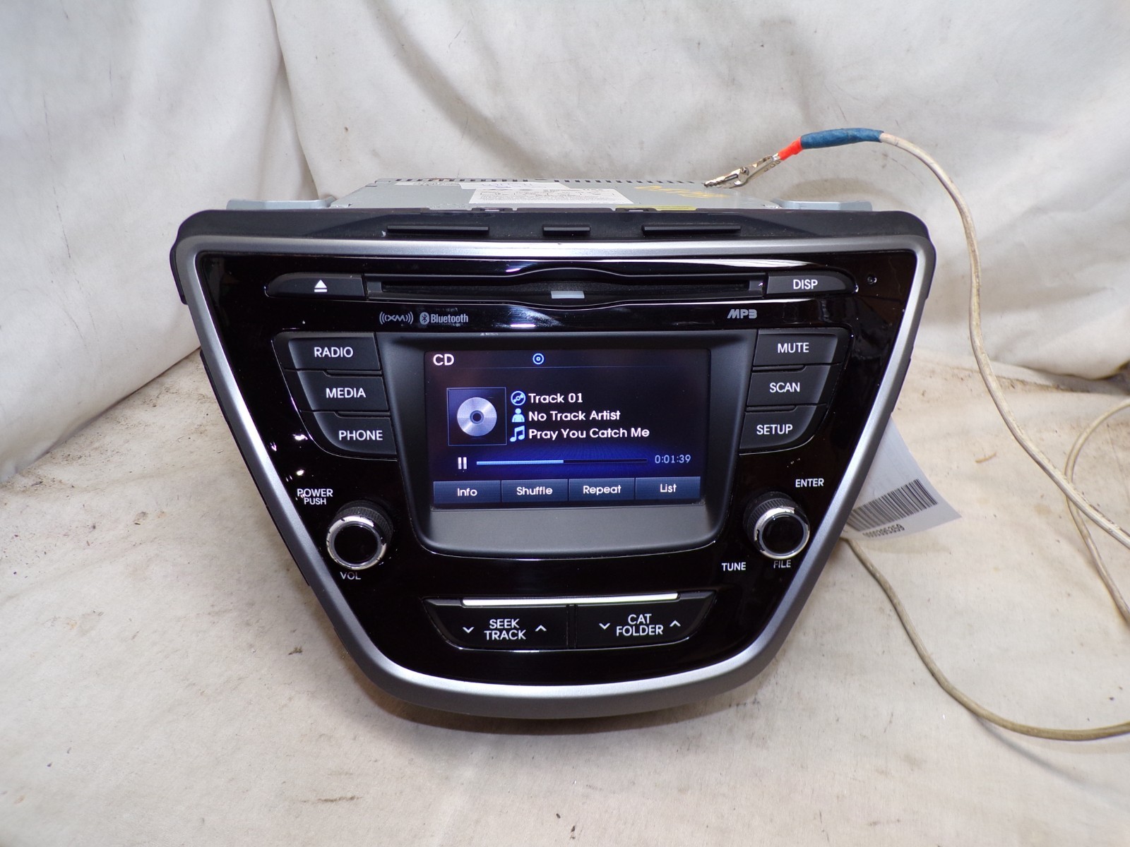 14 15 Hyundai Elantra AM FM Radio Cd MP3 XM SAT Player 96180-3X165GU WTC71