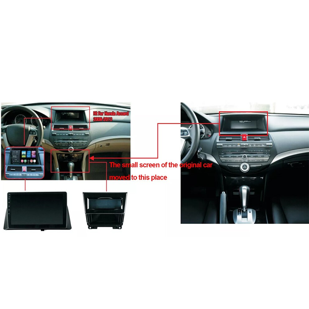 Car Radio Stereo Carplay For 2008-2012 Honda 8th Accord 4+64G 10in Carplay Cam