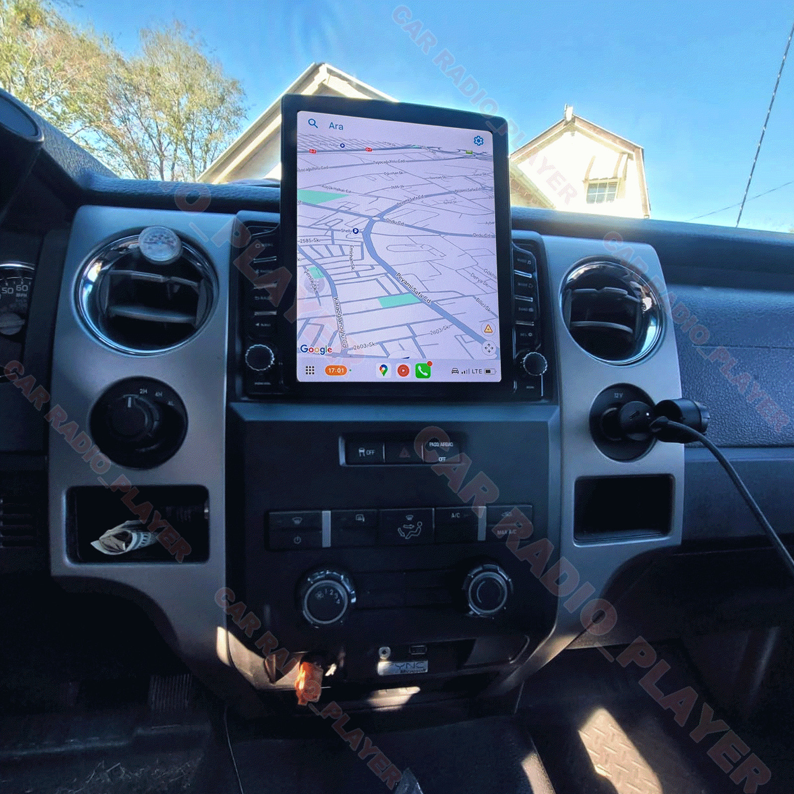 32GB Android 15 Carplay GPS Navi Stereo Radio +AHD CAM For Ford F-150 2009-2014