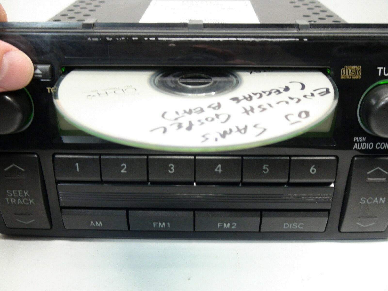 Toyota Camry 2005 2006 CD player base Fujitsu Ten none-JBL 16860 TESTED