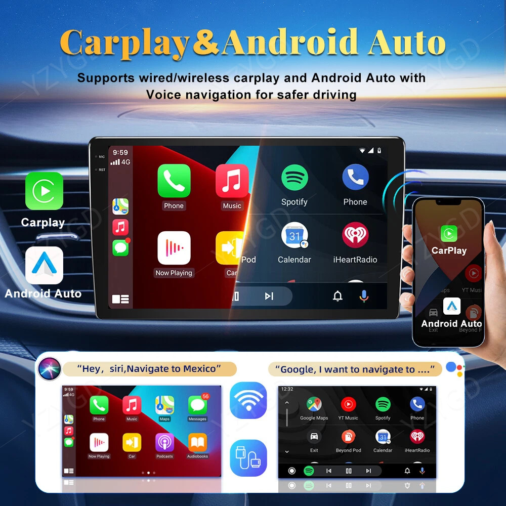 For Toyota Tacoma Car Radio Multimedia Screen BT 2016-2021 9″ Stereo GPS CarPlay