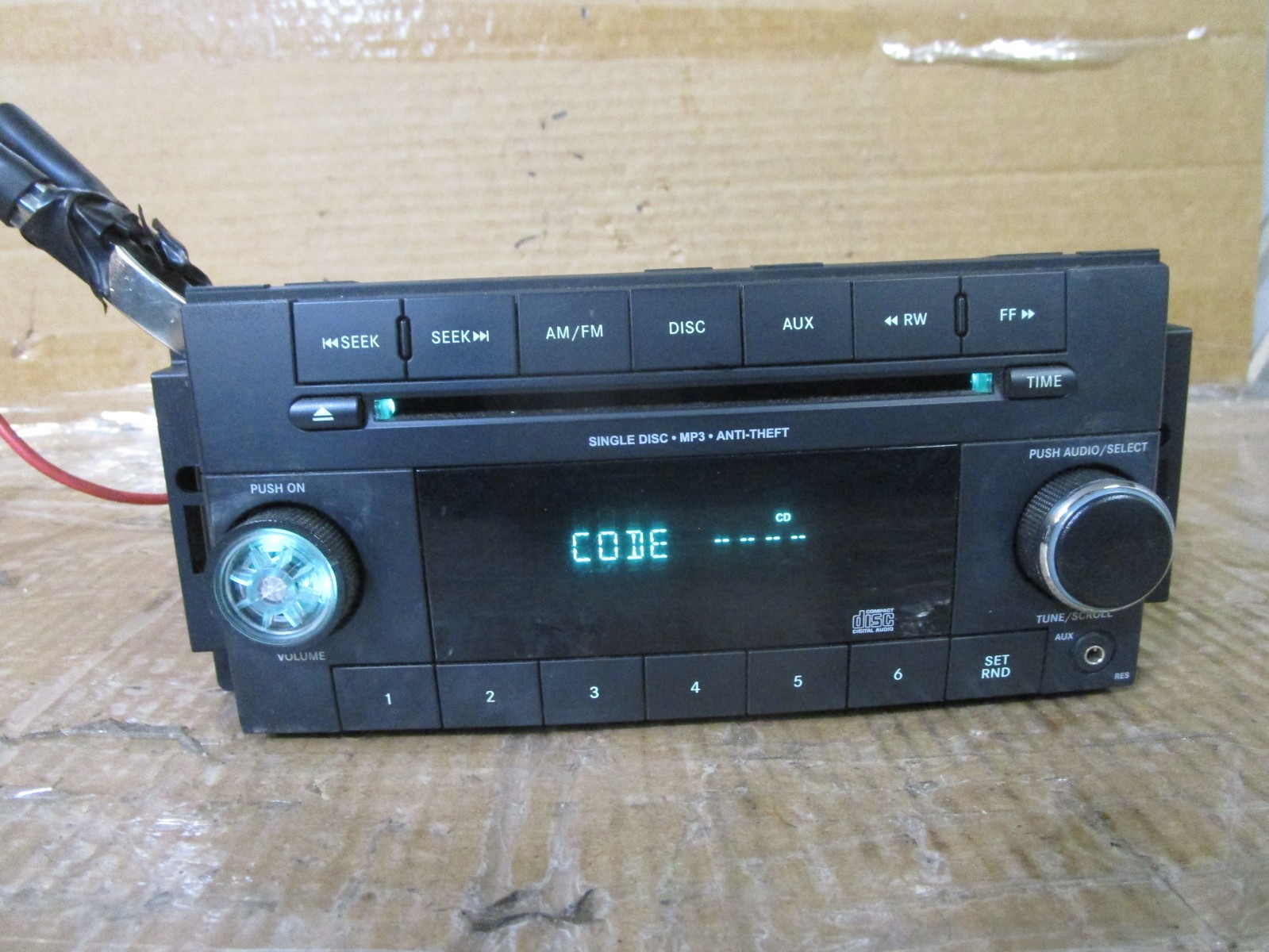 07-17 Jeep Patriot Radio Stereo CD Player Stereo Receiver AM/FM 05091195 RL