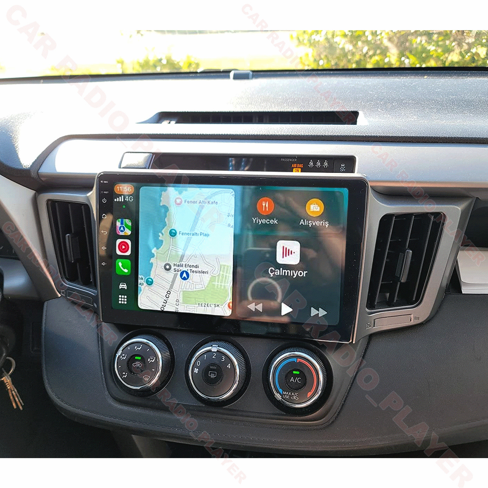 4+64GB 8-Core Stereo Radio Android 13 Carplay GPS Navi For Toyota RAV4 2013-2018