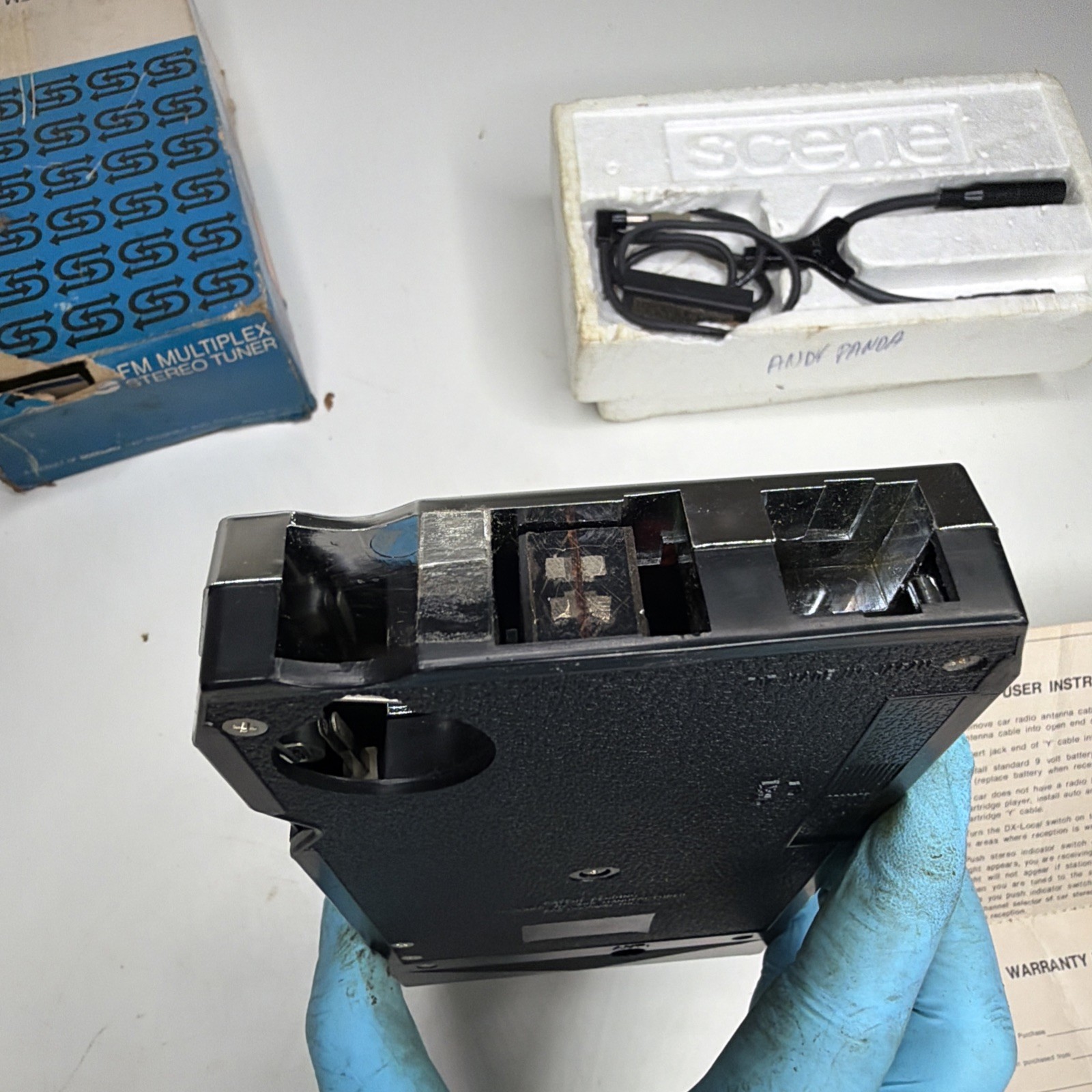 Scene by Goodway RY-865 FM Multiplex Stereo Tuner – Original Box & Instructions