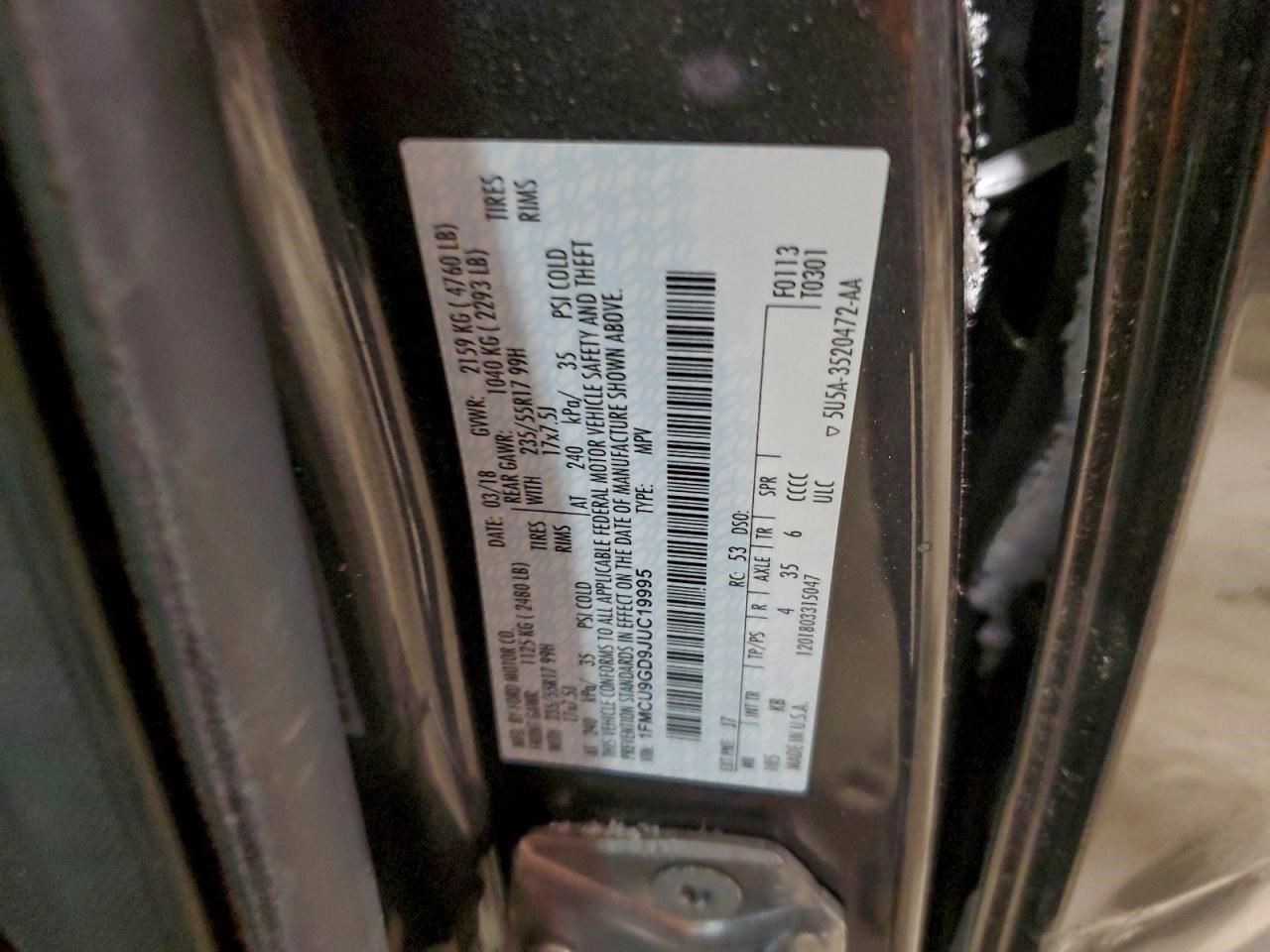 2015 – 2018 Ford Focus Audio Equipment Radio Control Panel