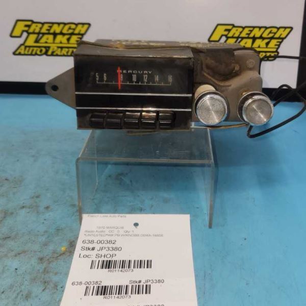 UNTESTED AM Radio “D0M-18806” Fits 1970 MERCURY MARQUIS 1142073