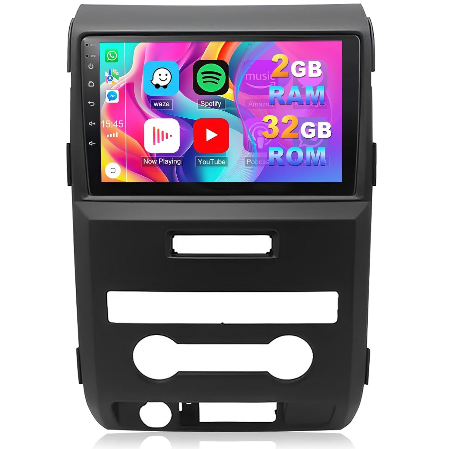 2+64G Android 15 For Ford F150 2009-2014 Carplay Car Stereo Radio Navi GPS WIFI