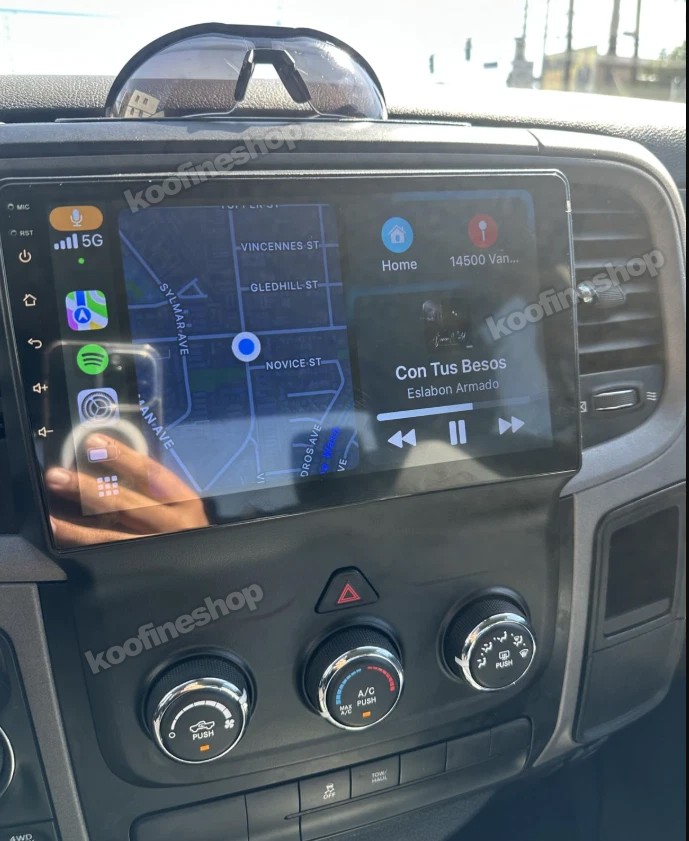 4+64G Android 15 Carplay Radio Stereo For Dodge Ram 1500 2500 3500 2013-2018 GPS