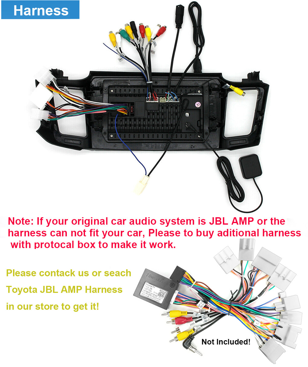 For Toyota RAV4 2013-2018 Android 15 Apple CarPlay Car Stereo Radio GPS BT 10.1″