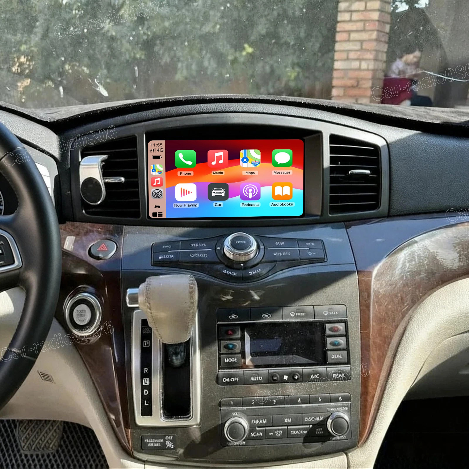 Android 15 Carplay Car Stereo Radio GPS Nav For 2011-2015 2016 2017 Nissan Quest