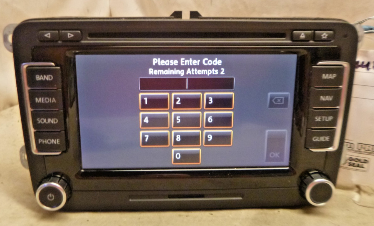09 10 11 12 13 14 15 Volkswagen CC Radio Cd Navigation 3C0035684E CXP16