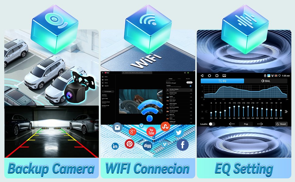 Car Stereo for Kia Optima 2013-2015 Wireless Apple CarPlay & Android Auto FM/RDS