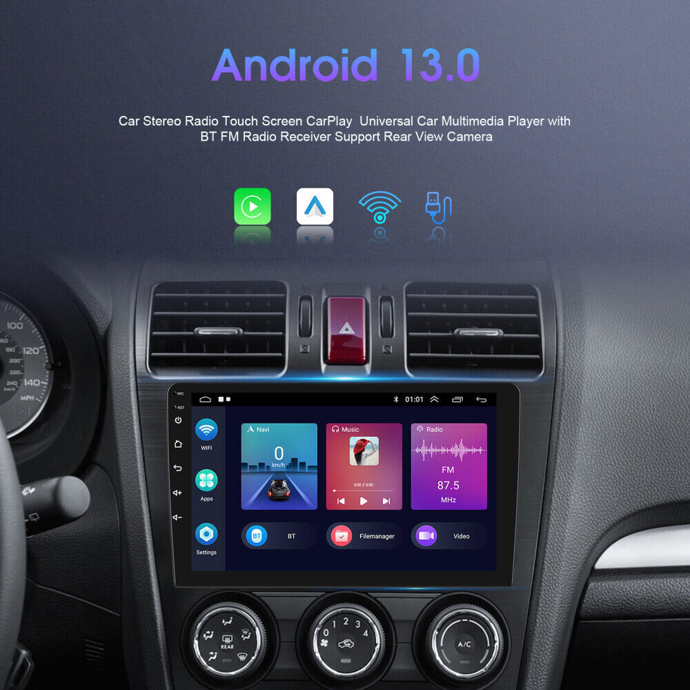 For 2006-2010 Chrysler PT Cruiser Wired & Wireless CarPlay Auto Navi Radio 32G