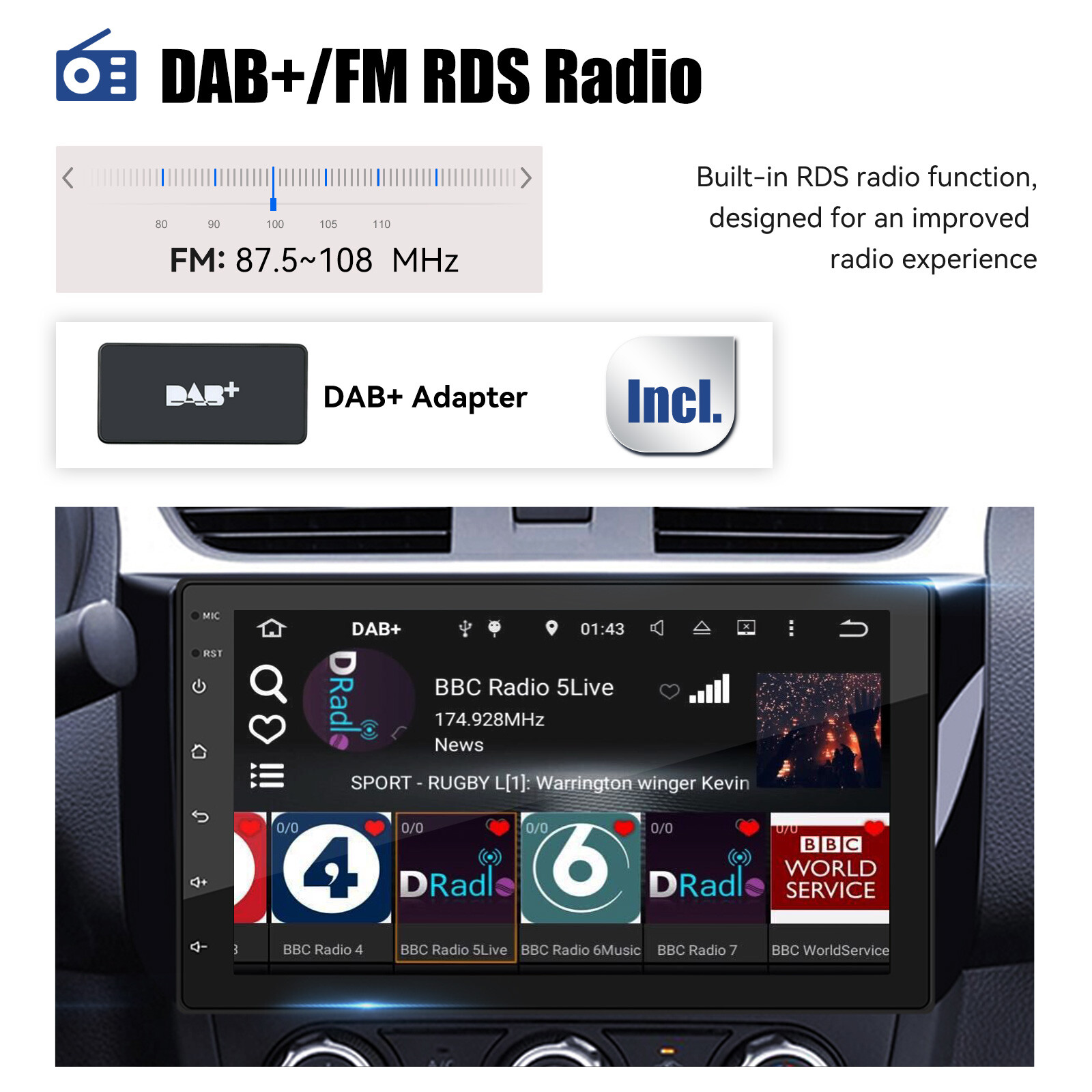 For Nissan Juke 2010 2011 2012-2014 Android CarPlay Car Stereo Radio GPS Player