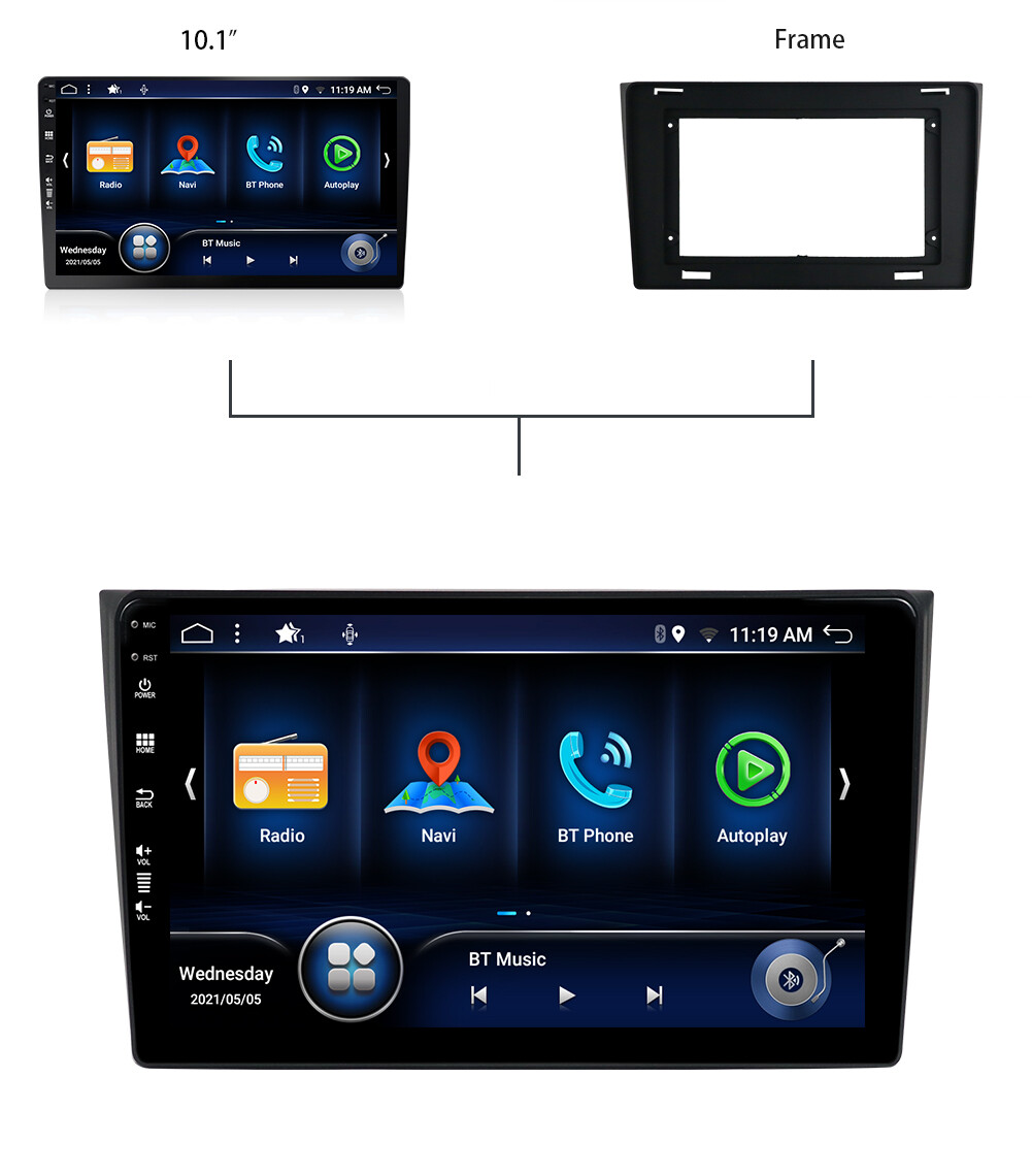 6G+128G For Mazda CX-9 CX9 2007-2015 Android14 Car Stereo CarPlay BT 4G DAB+QLED