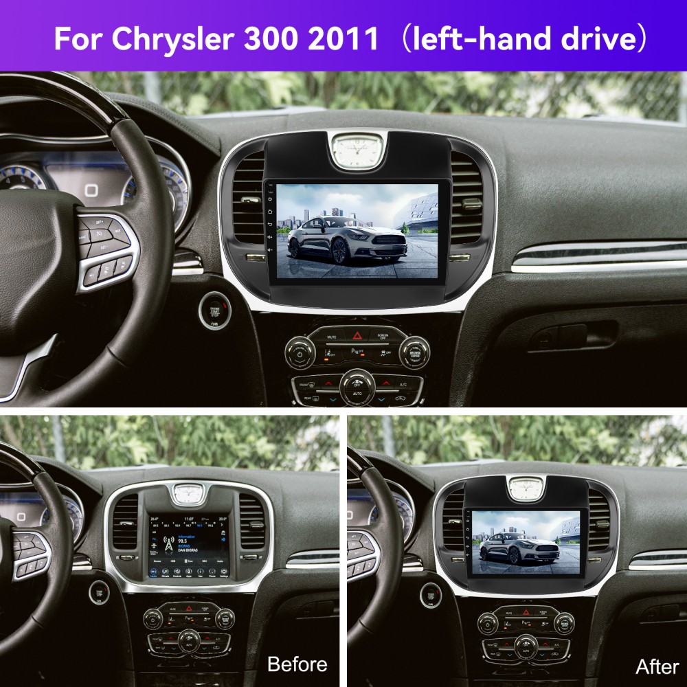 2+64GB For 2011-2023 Chrysler 300C 300S Android 15 Carplay Car Stereo Radio GPS