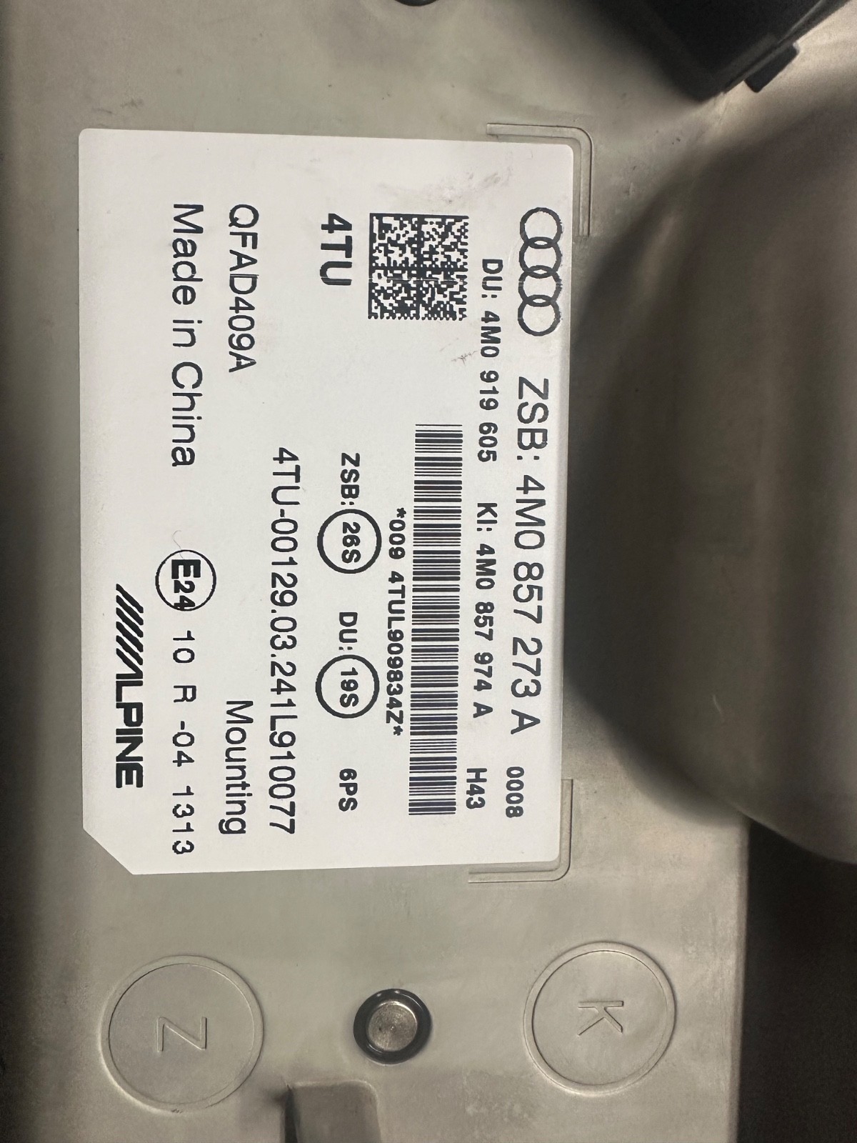 Audi Q7 display unit screen 2017-2019 black NEW!