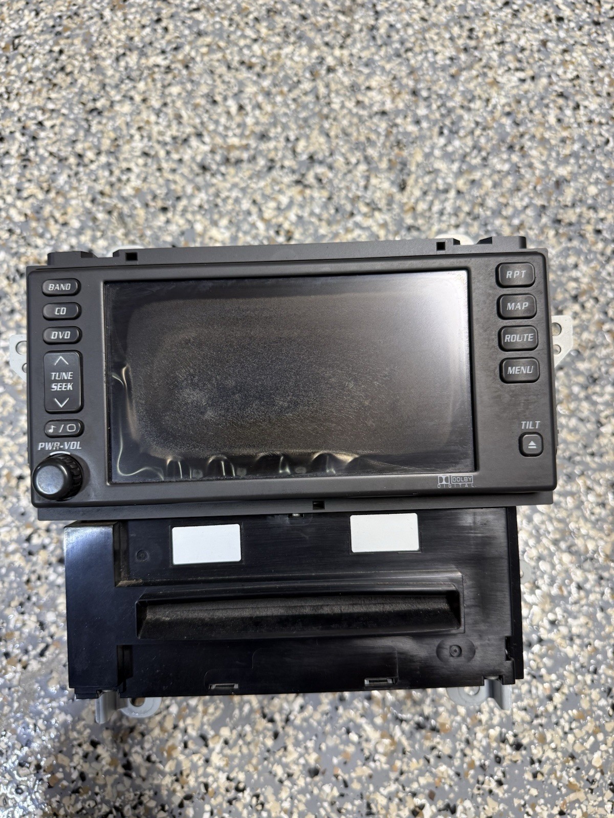 CADILLAC XLR 04-09 OEM AM-FM RADIO CD NAVIGATIONS DISPLAY, P # 15852294