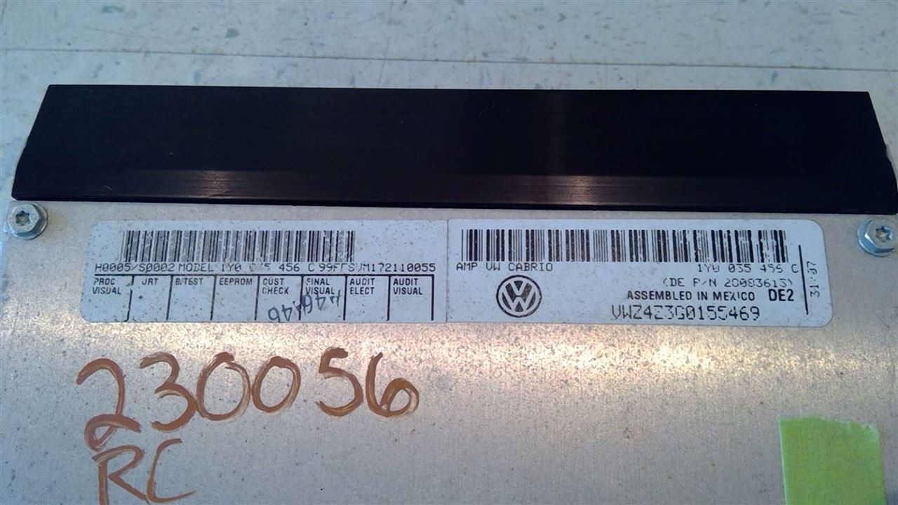 Radio Audio Amplifier 1Y035456 Monsoon Fits 08-10 BEETLE 110140