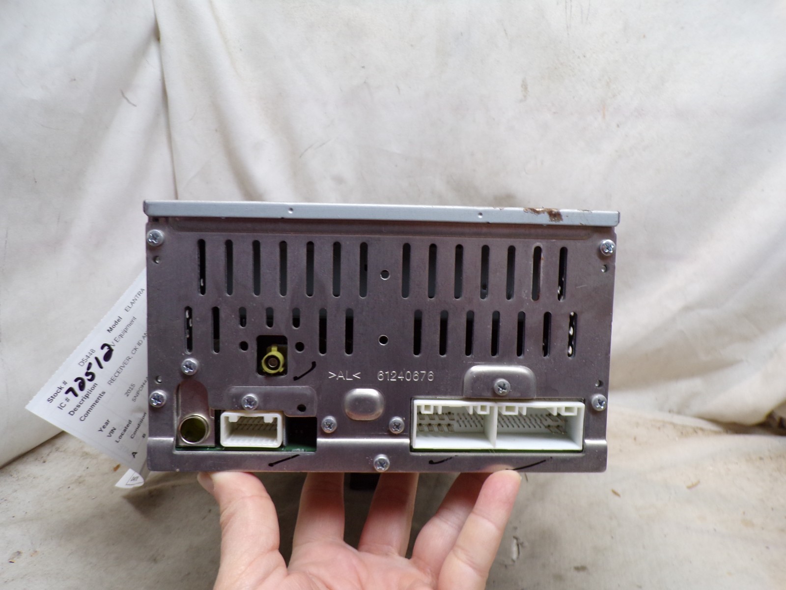 14 15 Hyundai Elantra AM FM Radio Cd MP3 XM SAT Player 96180-3X165GU WTC71