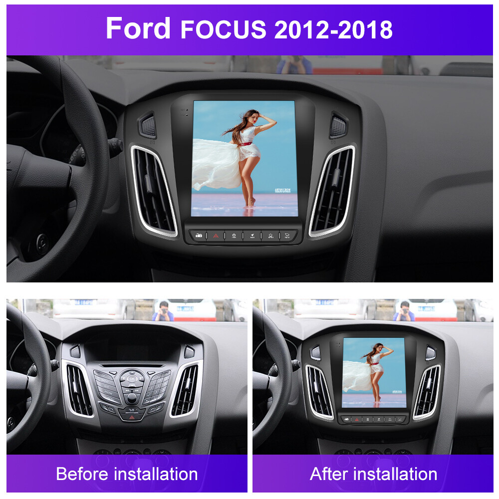 Android 13 For 2012-2018 Ford Focus GPS Navi Car Stereo Radio 9.7″ Touch Screen