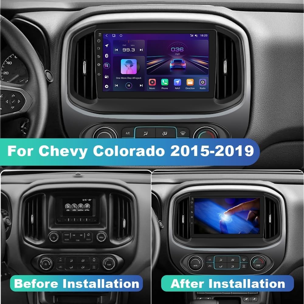 Car Stereo Radio 2015-2019 Chevrolet Colorado GMC Canyon CarPlay 9″ Head Units