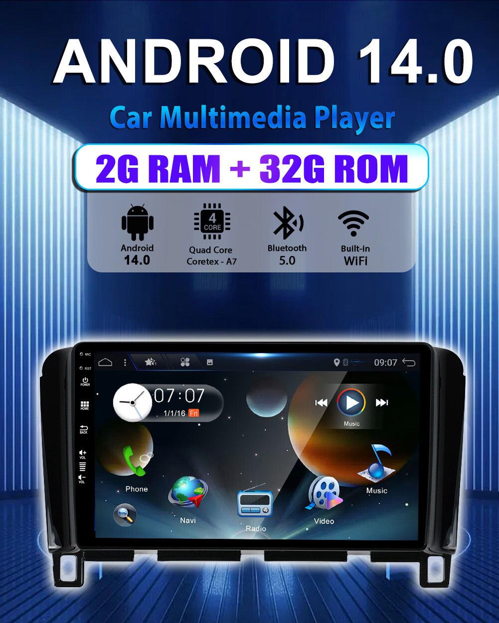 CarPlay Android Car Stereo For Nissan Serena 4 C26 2010-16 GPS Navi Stereo 32GB