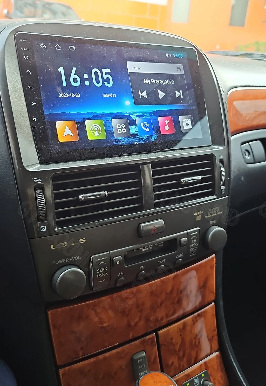 For 2001-2006 Lexus LS430 Carplay Car Radio Stereo Android 13 GPS NAVI WiFi +CAM