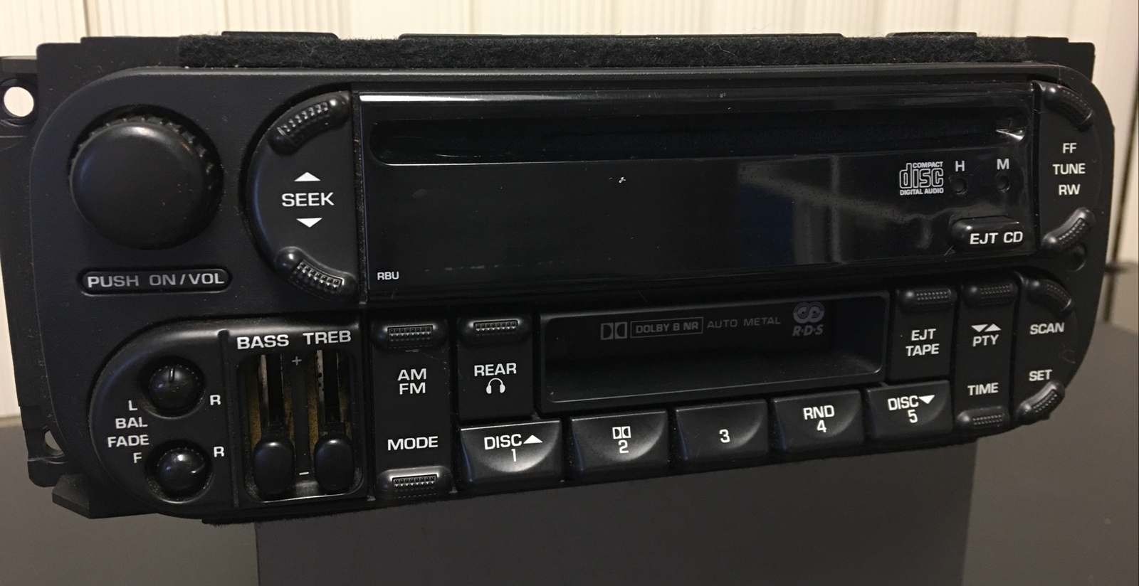🔥 OEM Genuine Chrysler Dodge CD 💿 Player Cassette Radio Stereo RBU P05064123AC