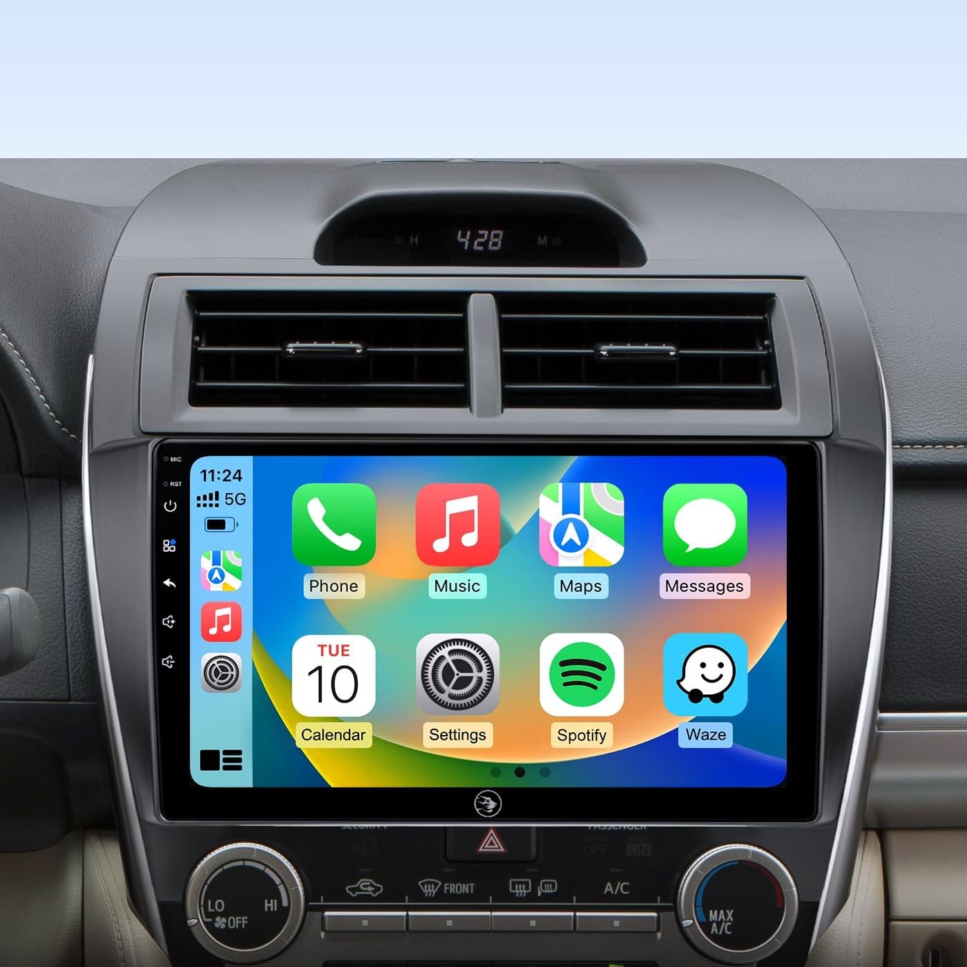 For 2012-2014 Toyota Camry CarPlay Android 13 Car Radio Stereo Head Unit Navi
