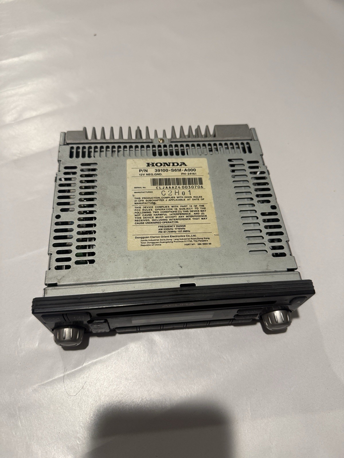 OEM Acura RSX Original Radio Receiver Stereo CD Player 2002-2006
