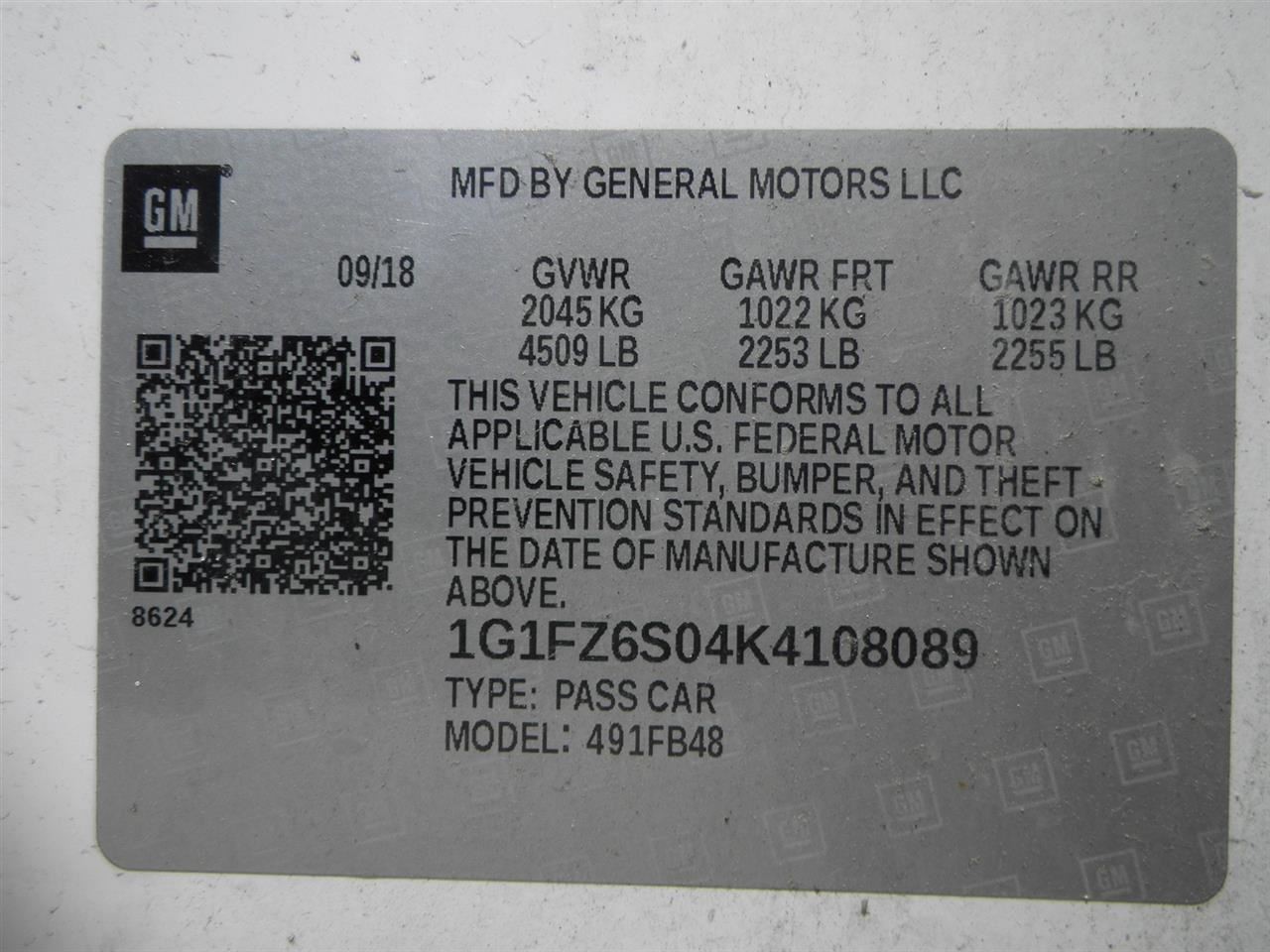 Radio Amplifier ID 42644890 Fits 17-21 BOLT