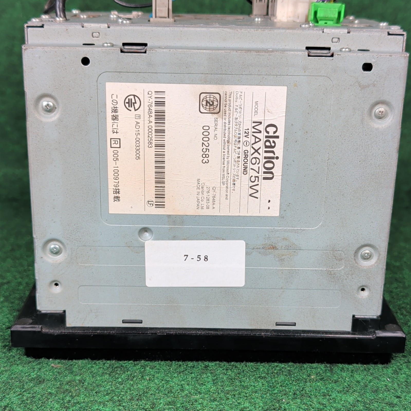 Clarion MAX675W Used tested JDM