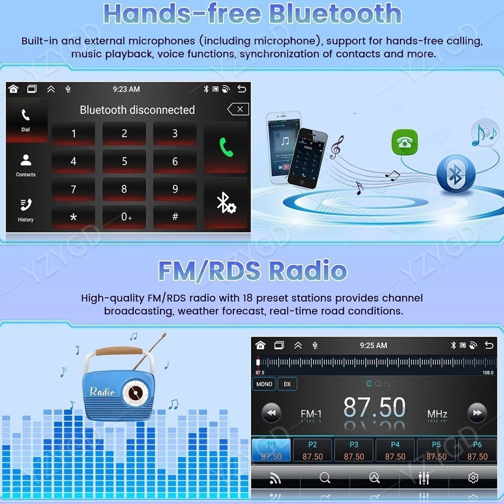 For Dodge Ram 1500 2500 3500 Car Radio Player Screen 2013-2018 Android CarPlay