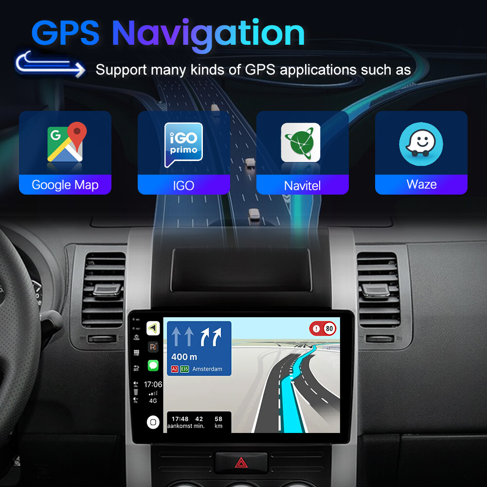 4GB+64GB Car Stereo Radio CarPlay For Nissan X-Trail T31 Android Navi DSP AHD BT