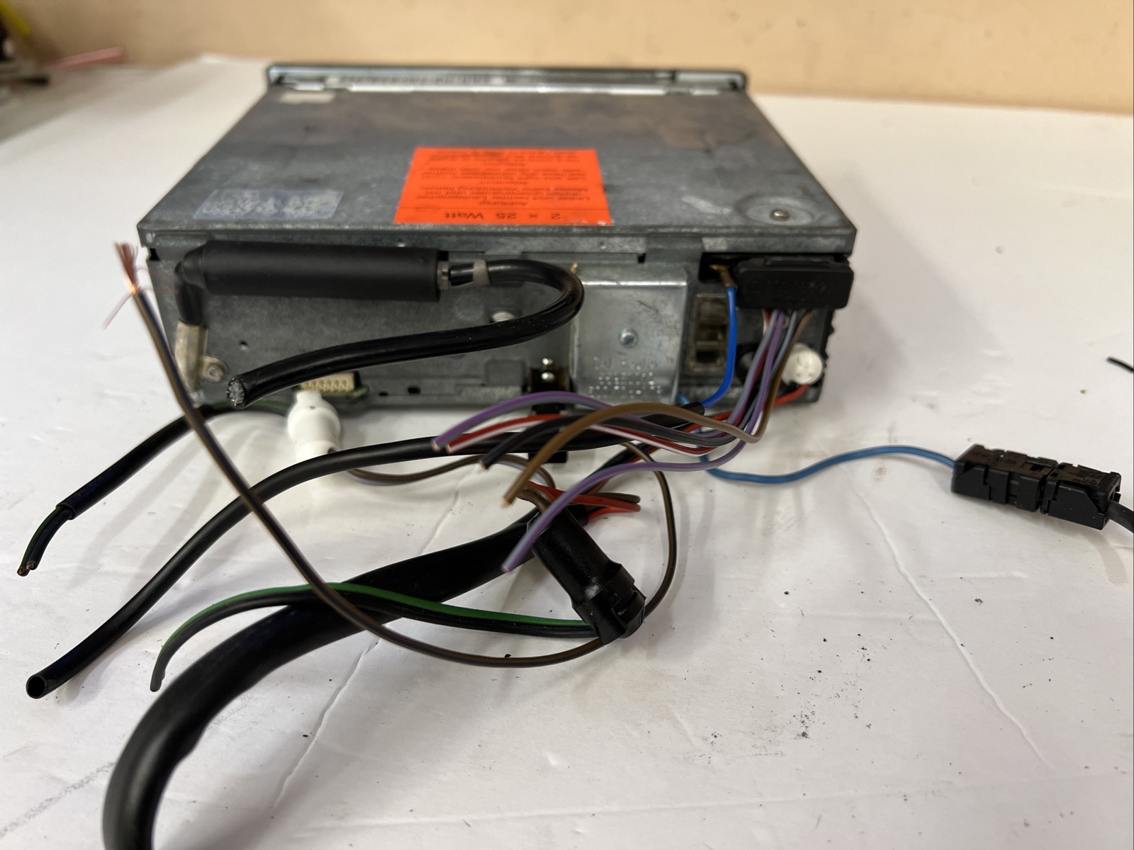 Mercedes Benz radio cassette player Becker Mexico BE0830 FOR PARTS NOT WORKING