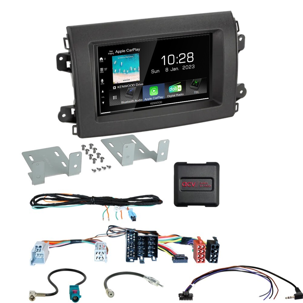 Kenwood DMX7722DABS Stereo Upgrade for Fiat Ducato 8 Series 2021 on