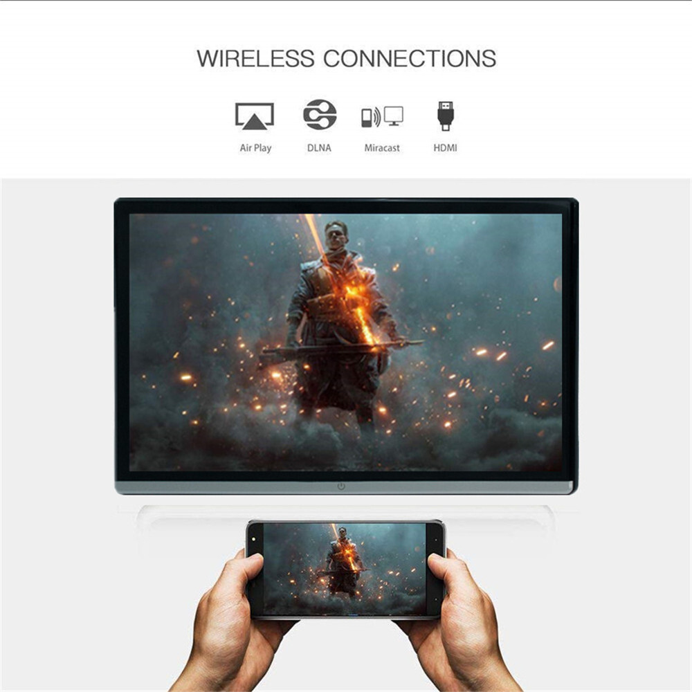 2PCS Android 11 Car Rear Headrest Monitor Player 13.3in Touch Screen 4+64G WIFI