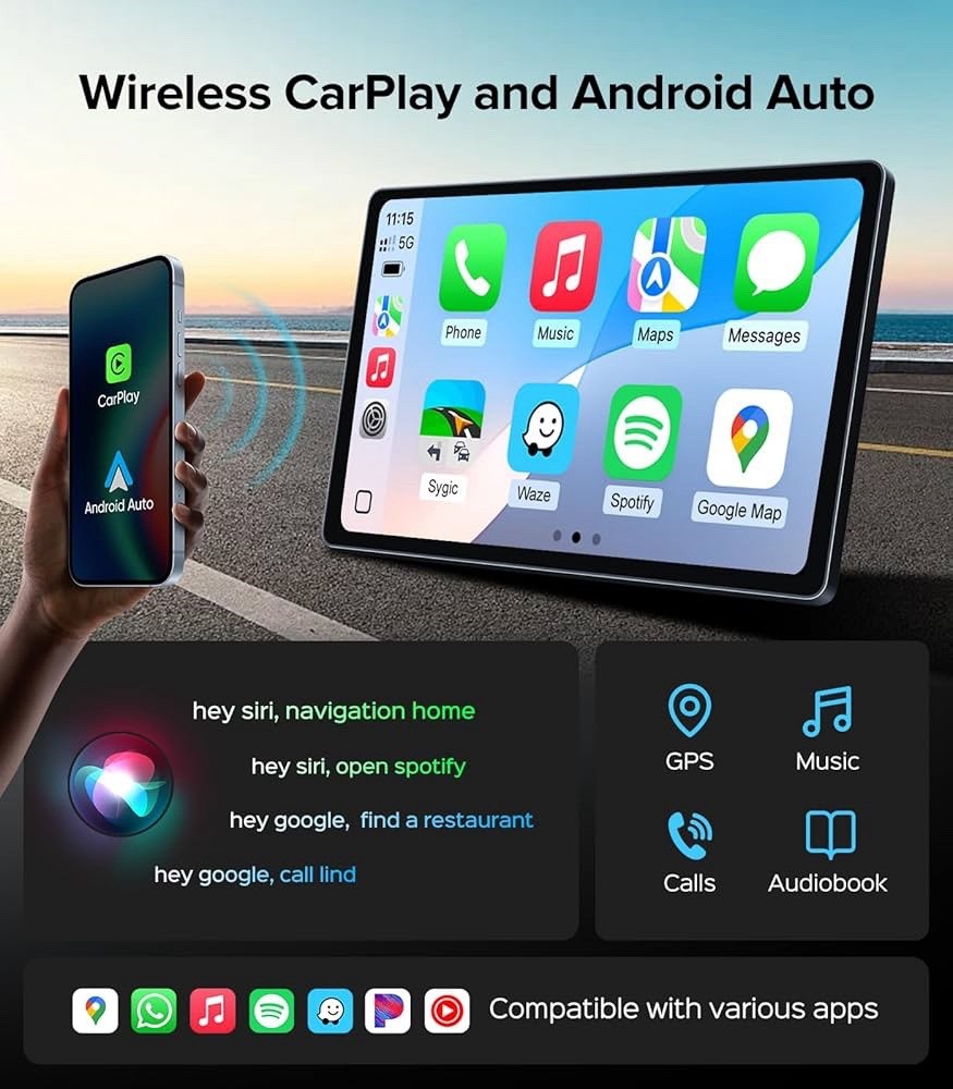 11.5”Car Radio for Honda Accord Stereo 2008-2013 Wireless CarPlay 4GB+ 64GB