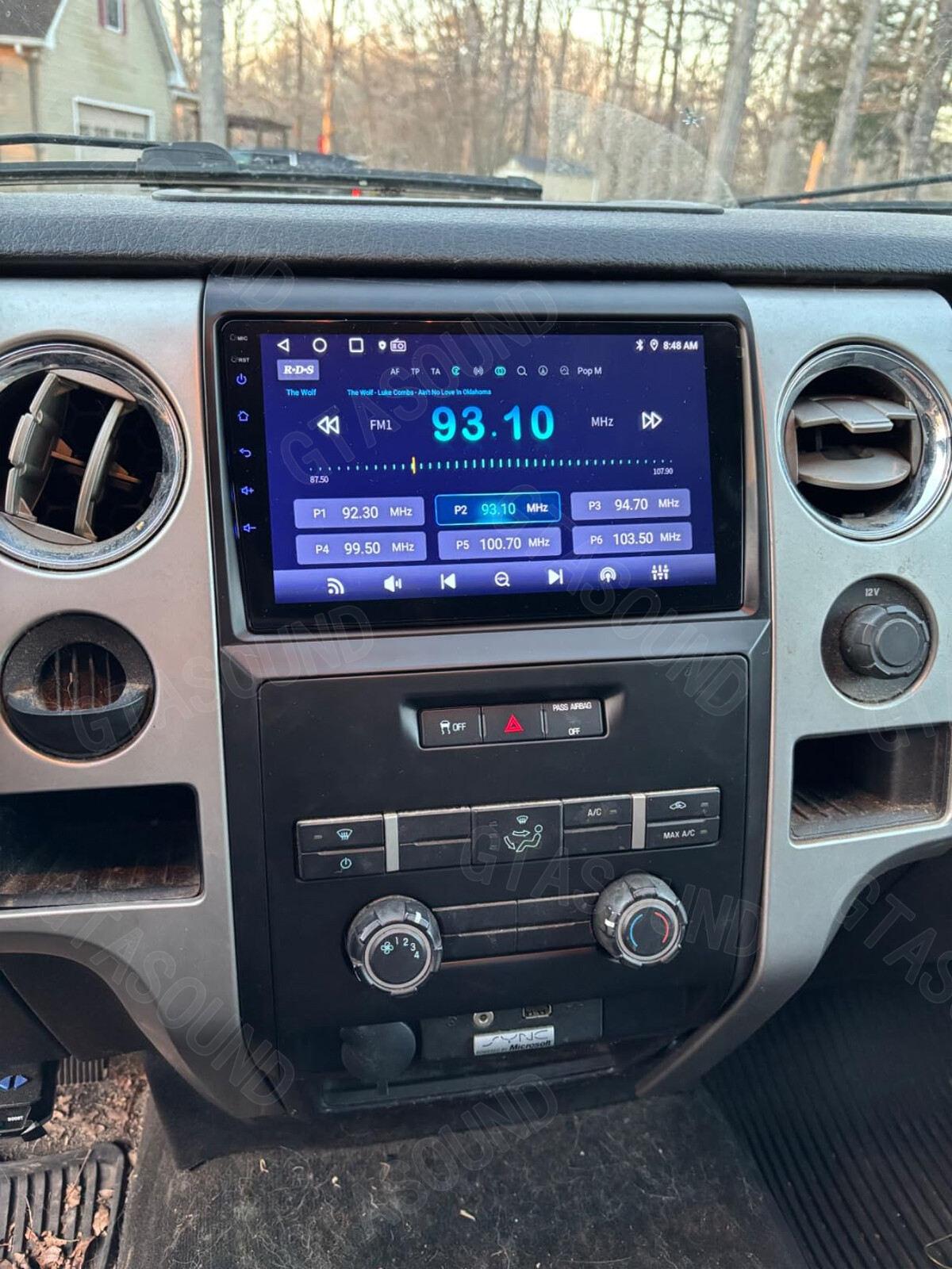 Car touch Stereo Radio BT FM GPS Navi For Ford F150 2009-2014 Carplay Android 13
