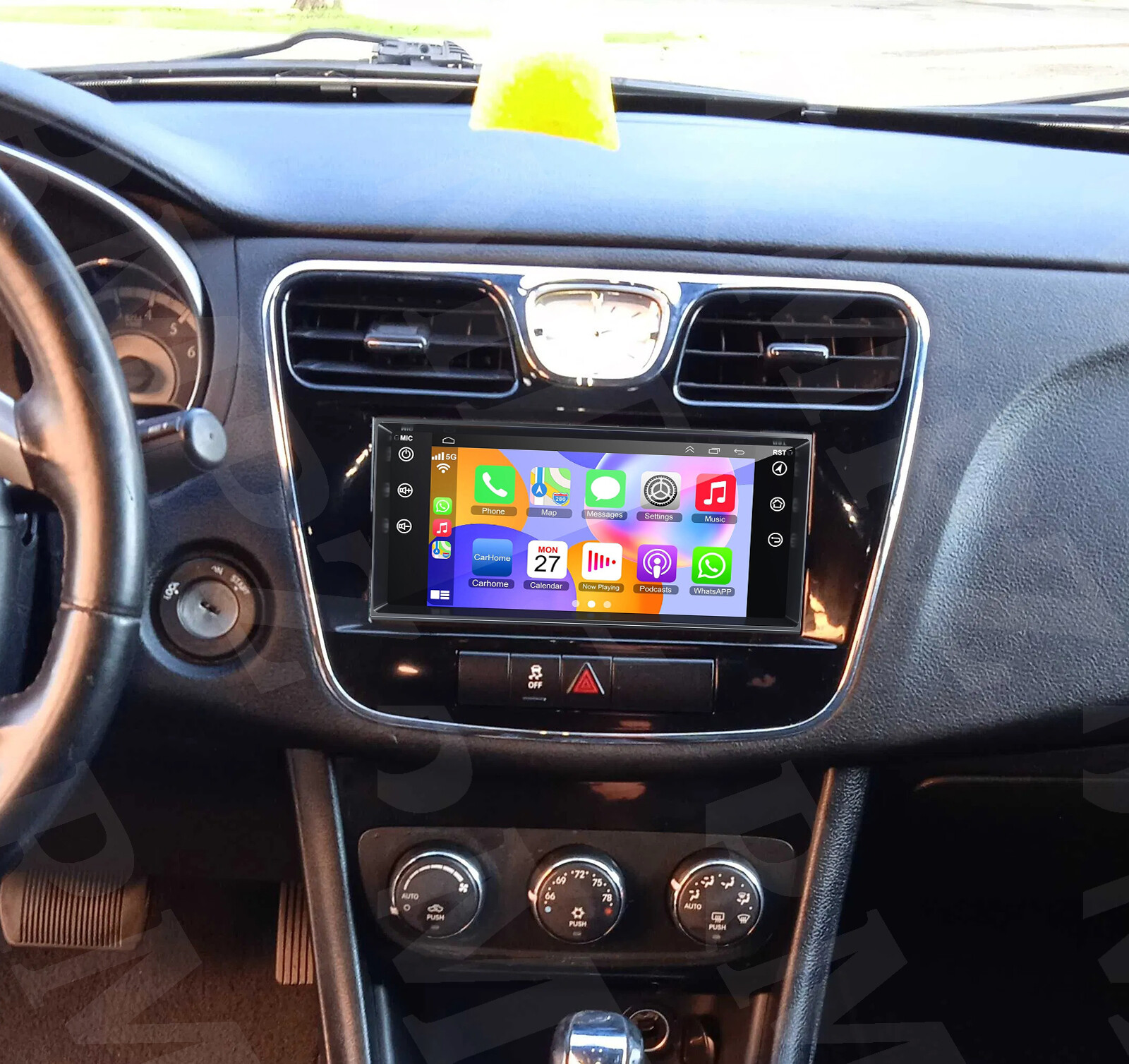 For 2011-2014 Chrysler 200 Apple CarPlay Android 13 Car Stereo Radio GPS SWC 32G