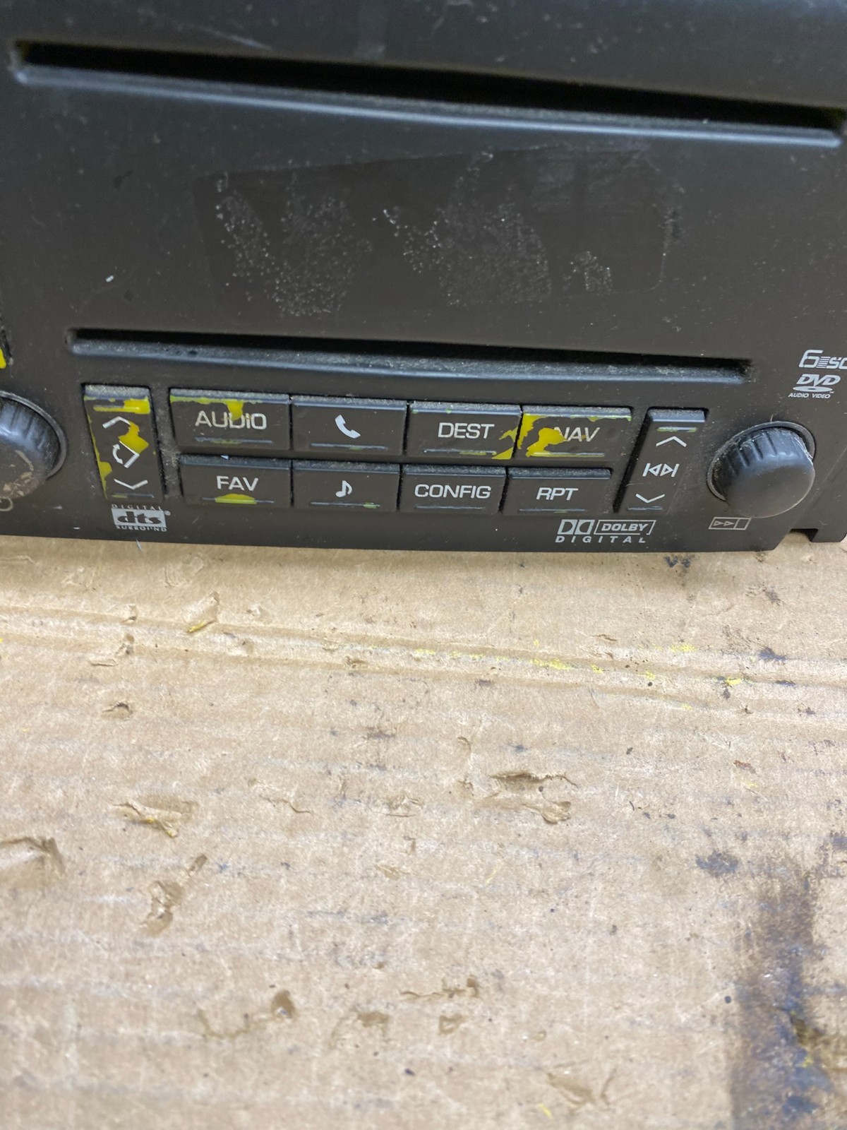 2007-2009 Cadillac Escalade Radio CD DVD GPS Navigation Screen Display Z7454 DG