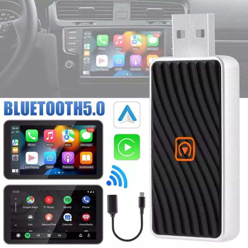 2026 Wireless CarPlay Adapter Upgrade Wired CarPlay to Wireless, Mini USB Design