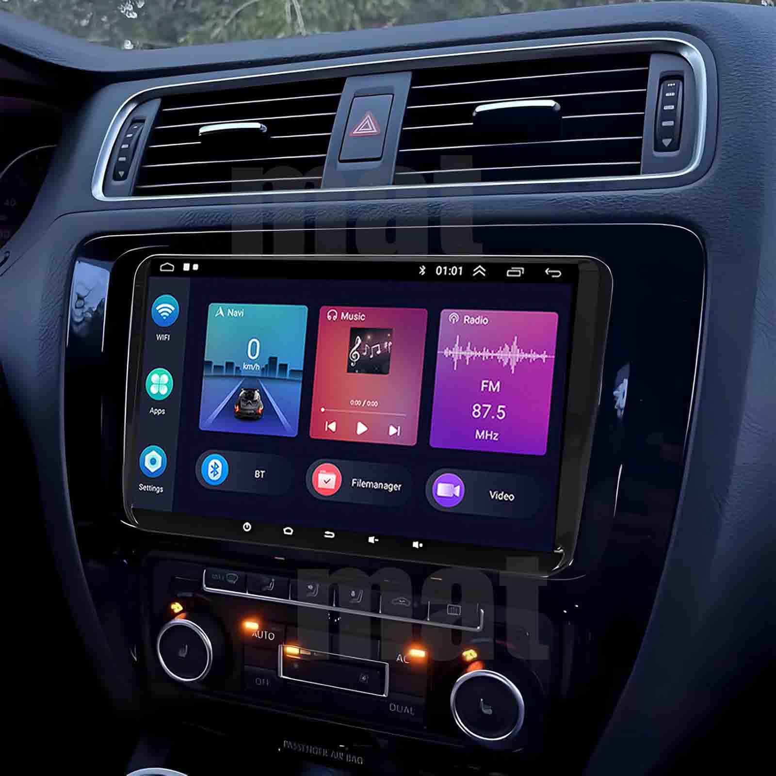 9in Car Stereo Radio For VW Rabbit 2006-2009 Android13 CarPlay GPS Navi FM/RDS