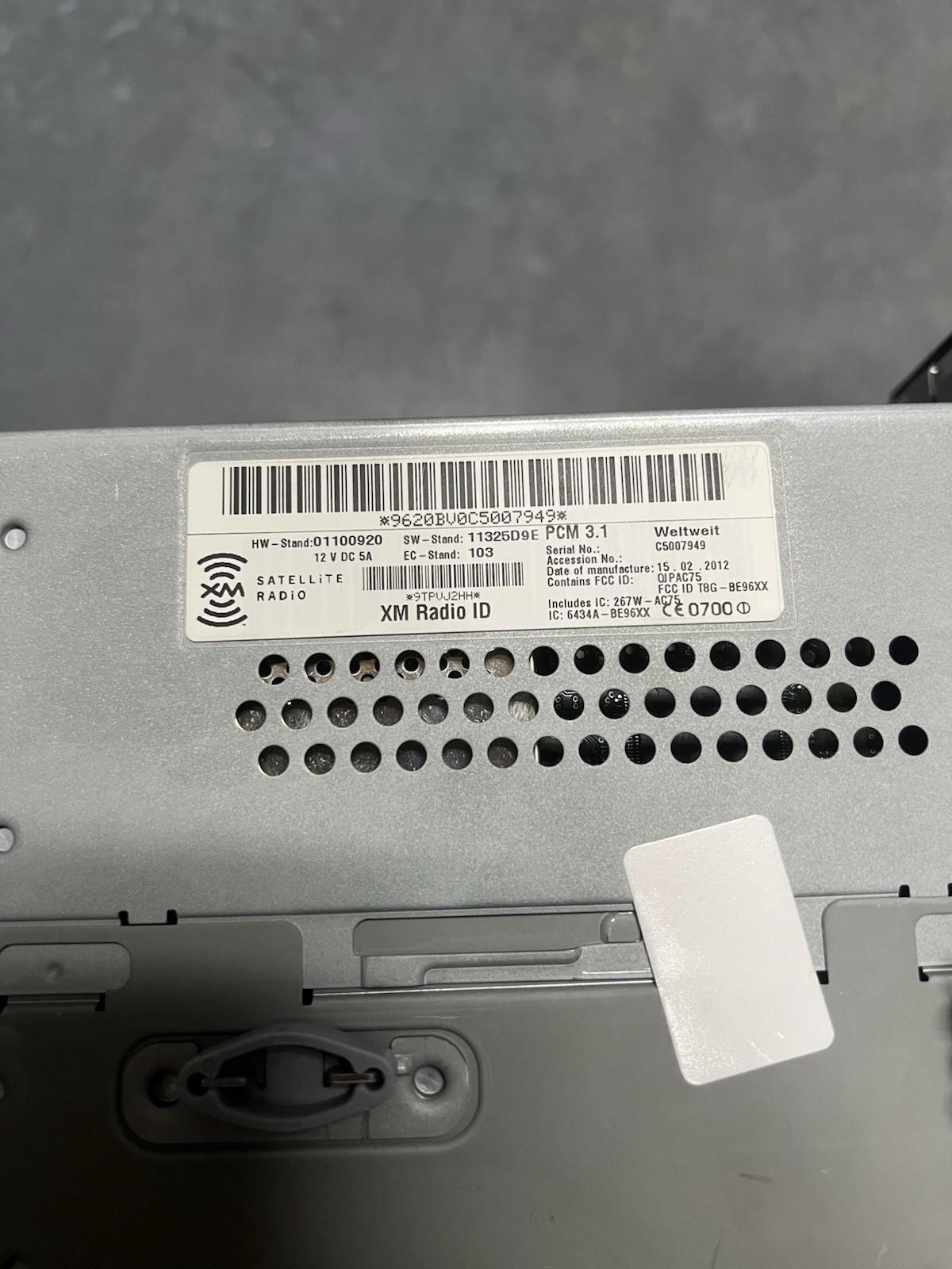 10-16 OEM Porsche Panamera PCM3.1 Radio Head Unit With Navigation