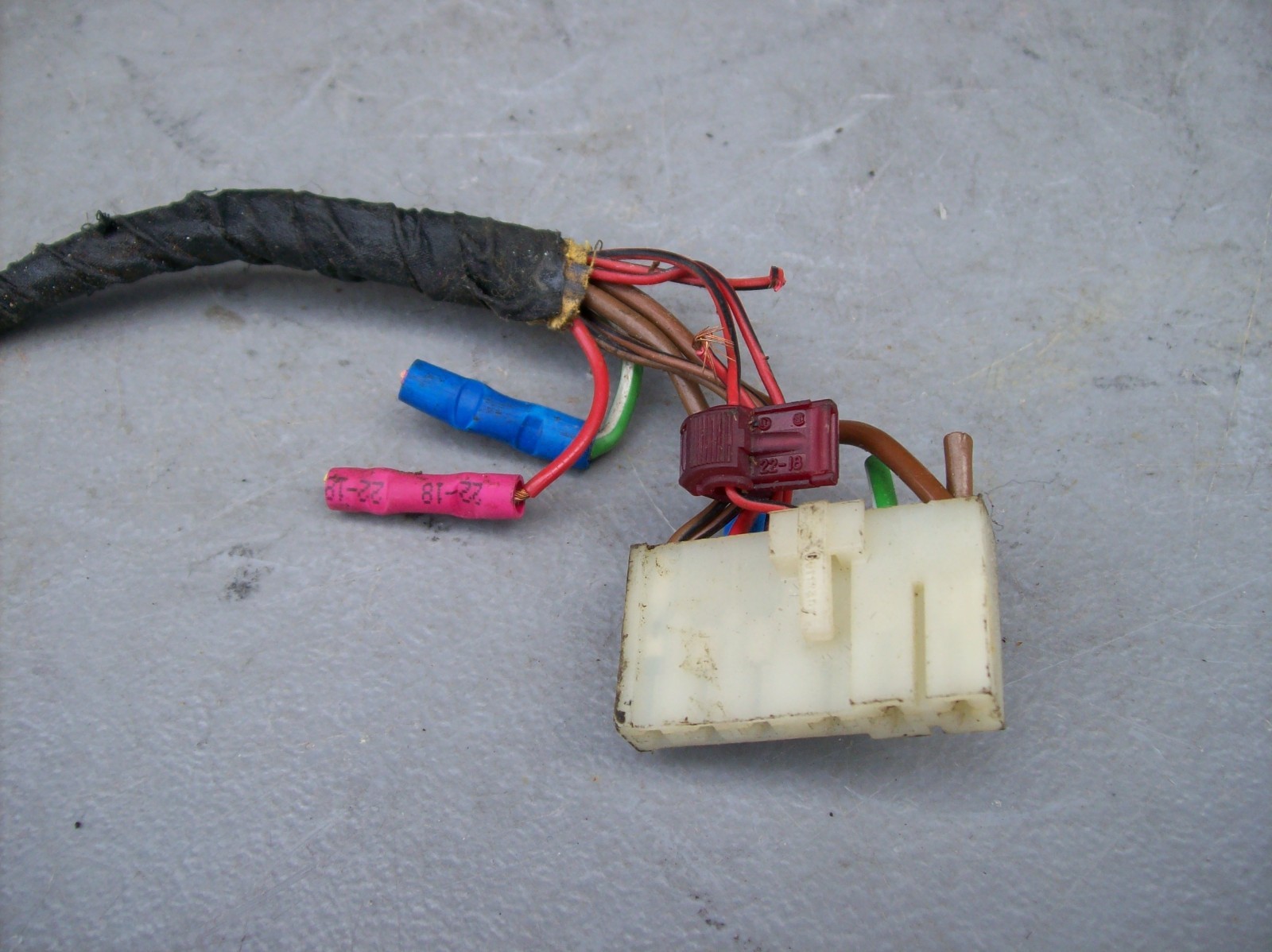 Porsche 911 944 Turbo Blaupunkt SQR 48 Reno SQR48 Radio Wiring Harness Wire Plug